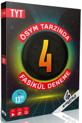 Strateji YKS TYT 4 Fasikül Deneme Strateji Yayınları