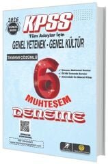 Tasarı Dev Kadro 2026 KPSS Genel Yetenek Genel Kültür Muhteşem 6 Deneme Çözümlü Tasarı Yayınları