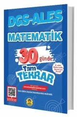 Tasarı DGS ALES Matematik 30 Günde Tam Tekrar Soru Bankası Çözümlü Tasarı Yayınları
