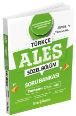 SÜPER FİYAT - Tercih Akademi ALES Sözel Bölüm Soru Bankası Çözümlü Tercih Akademi Yayınları