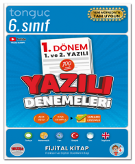 Tonguç 6. Sınıf Tüm Dersler 1. Dönem 1. Yazılı ve 2. Yazılı Denemeleri Tonguç Akademi