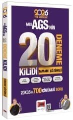 YENİ AGS - Yargı 2026 MEB-AGS Kilidi Tüm Dersler 20 Deneme Çözümlü - Gökan Araz, Mustafa Alkan Yargı Yayınları