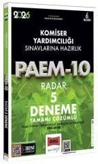 Yargı 2026 Komiser Yardımcılığı PAEM-10 Radar 5 Deneme Çözümlü Yargı Yayınları