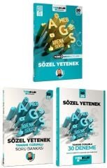 YENİ AGS - Yediiklim 2026 MEB-AGS Sözel Yetenek Video Ders Notları + Soru Bankası + 30 Deneme 3 lü Set Ahenk Serisi - Yusuf Bayraktar Yediiklim Yayınları