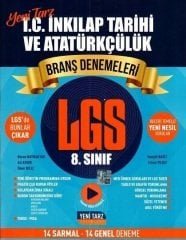 Yeni Tarz 8. Sınıf LGS TC İnkılap Tarihi ve Atatürkçülük Branş Denemeleri Video Çözümlü Yeni Tarz Yayınları