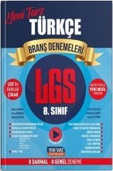 Yeni Tarz 8. Sınıf LGS Türkçe Branş Denemeleri Video Çözümlü Yeni Tarz Yayınları