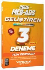 Yönerge 2026 MEB-AGS Tüm Dersler Geliştiren 3 Deneme Çözümlü Yönerge Yayınları