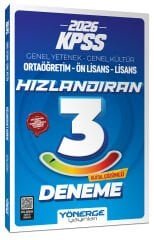 Yönerge 2026 KPSS Genel Yetenek Genel Kültür Hızlandıran 3 Deneme Çözümlü Yönerge Yayınları