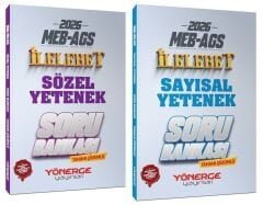 Yönerge 2026 MEB-AGS Sözel + Sayısal Yetenek İlelebet Soru Bankası 2 li Set Yönerge Yayınları