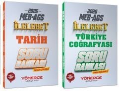 Yönerge 2026 MEB-AGS Tarih + Türkiye Coğrafyası İlelebet Soru Bankası 2 li Set Yönerge Yayınları