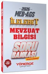 Yönerge 2026 MEB-AGS Mevzuat Bilgisi İlelebet Soru Bankası Çözümlü Yönerge Yayınları