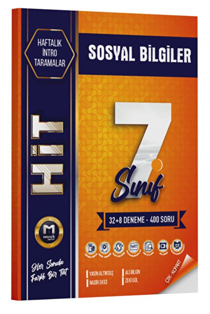 7.SINIF MOZAİK HİT 40 LI DENEME SOSYAL - 2026