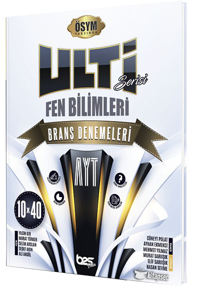 Ulti YKS AYT Deneme Fen Bilimleri -2024-25 - Ulti Yayınları kitap kapağı