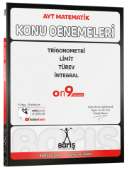 Barış YKS AYT Matematik Trigonometri, Limit, Türev ve İntegral Konu Denemeleri - Barış Çelenk Barış Yayınları