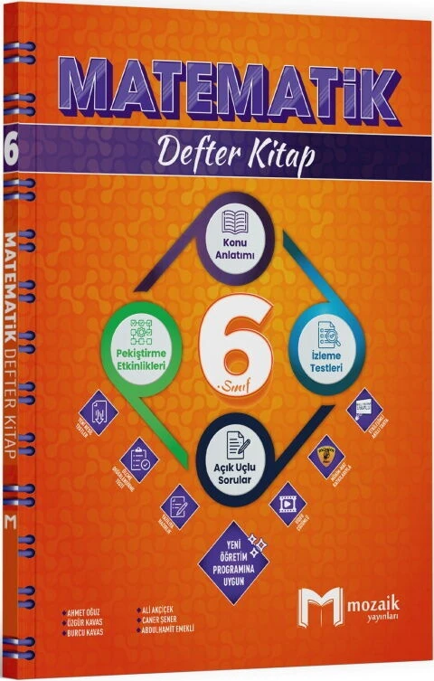 6.SINIF MOZAİK FASİKÜL DEFTER MATEMATİK - 2026