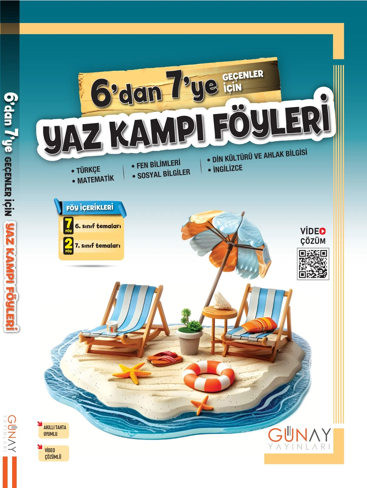 Günay Yayınları GÜNAY YAYINCILIK 6'DAN 7'YE GEÇENLER İÇİN YAZ KAMPI FÖYLERİ TÜM DERSLER