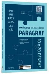 Benzersiz Akademi TYT AYT KPSS ALES DGS MSÜ Taktiklerle ve Stratejilerle Paragraf 10x20 Deneme Çözümlü - Engin Genç Benzersiz Akademi Yayınları