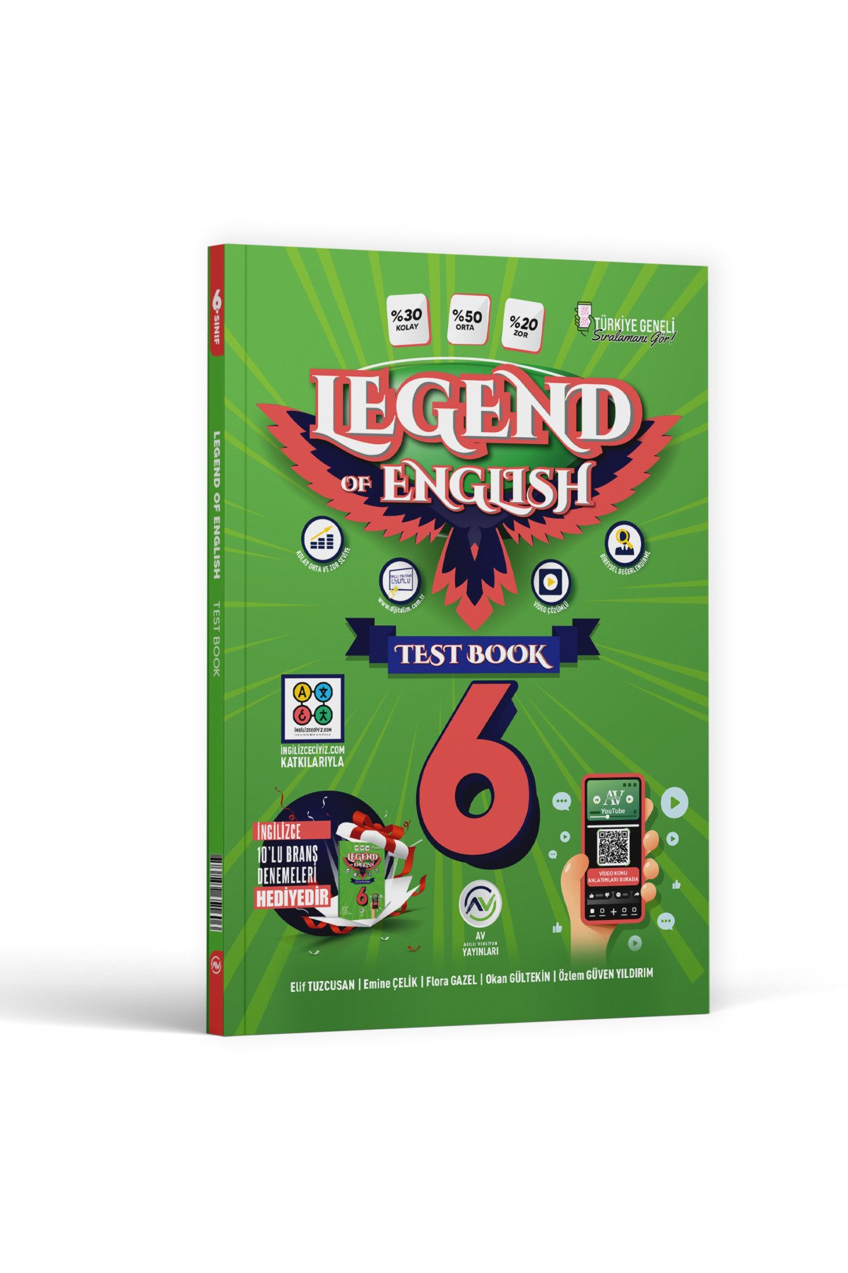AV 6.SINIF LEGEND OF ENGLİSH PRATİCE BOOK - 2026