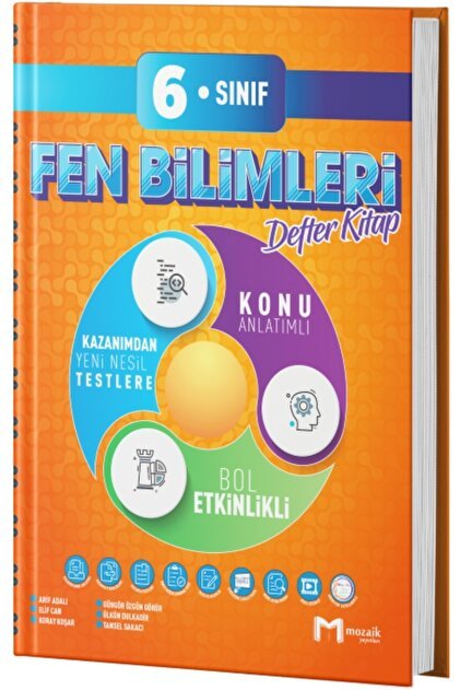 6.SINIF MOZAİK FASİKÜL DEFTER FEN BİLİMLERİ - 2026