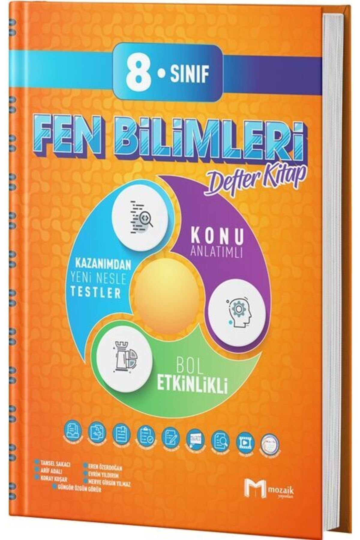 8.SINIF MOZAİK FASİKÜL DEFTER FEN BİLİMLERİ - 2026