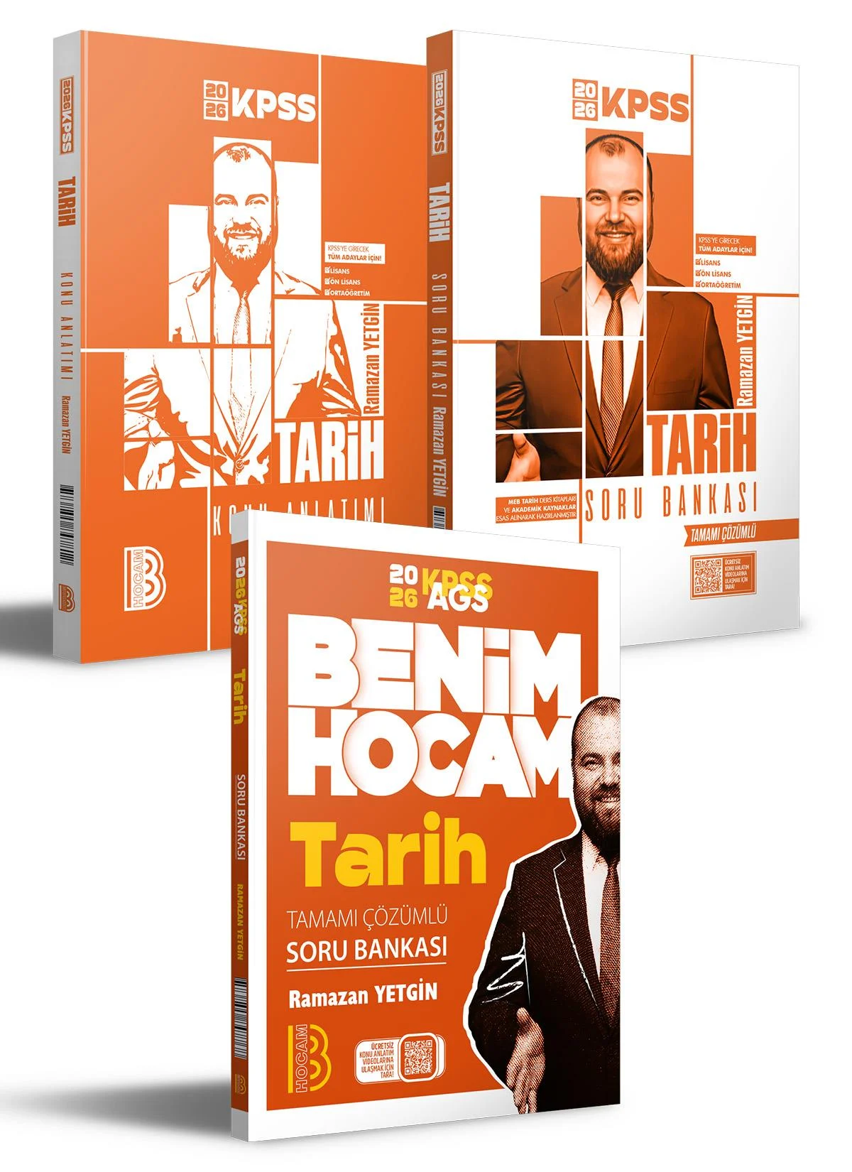2026 KPSS AGS Tarih Soru Bankası ve KPSS Tarih Konu Anlatımı Seti(RAMAZAN YETGİN)