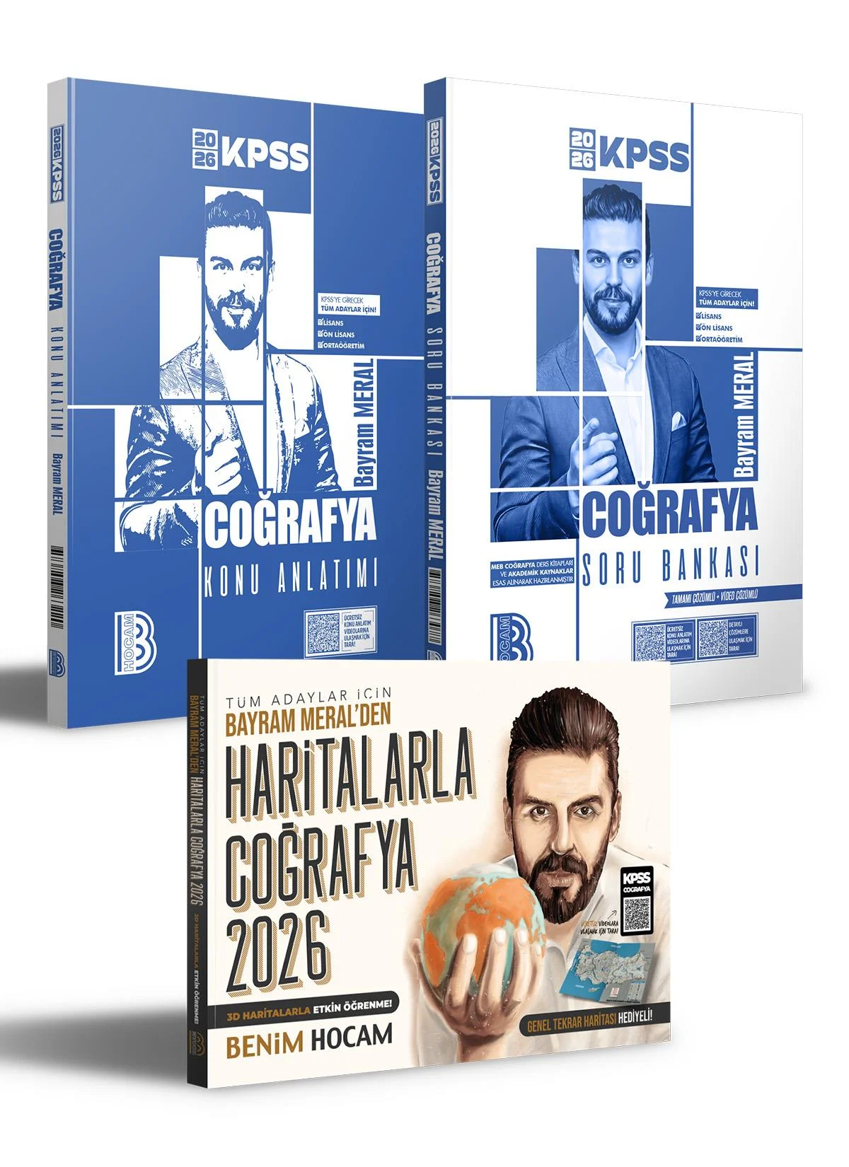 2026 KPSS Coğrafya Konu - Soru Bankası ve Haritalarla Coğrafya Seti (BAYRAM MERAL)