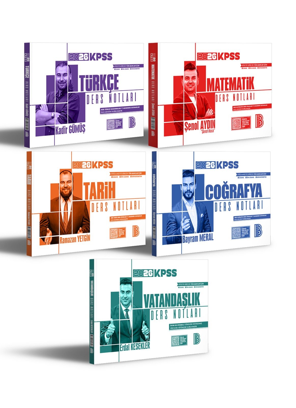2026 KPSS Ders Notları Full Set Bayram MERAL , Kadir GÜMÜŞ , Ramazan YETGİN , Şenol AYDIN