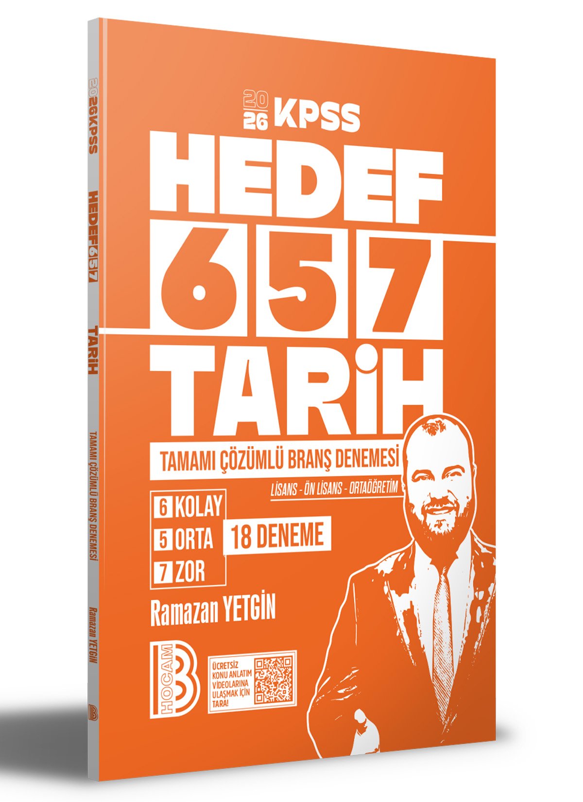 2026 KPSS HEDEF 657 Tarih Tamamı Çözümlü Branş Denemesi(RAMAZAN YETGİN)