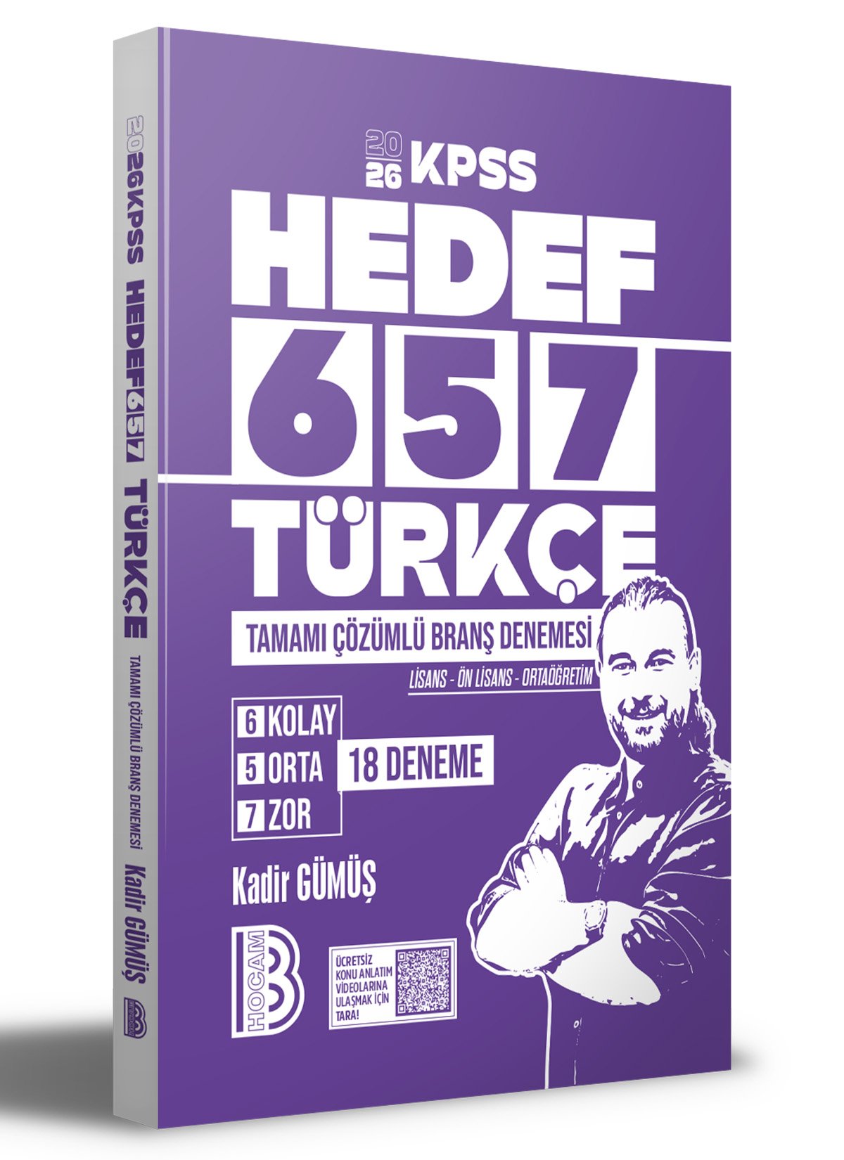 2026 KPSS HEDEF 657 Türkçe Tamamı Çözümlü Branş Denemesi(KADİR GÜMÜŞ)
