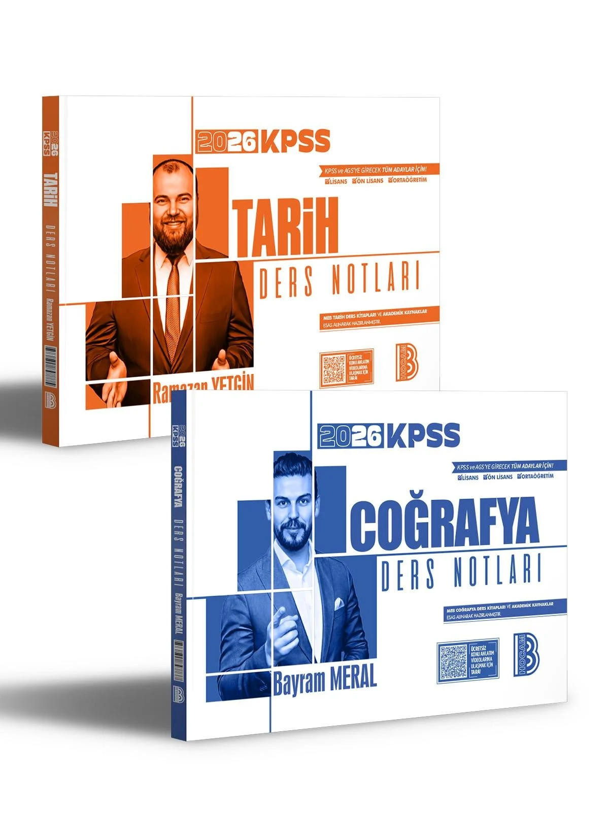 2026 KPSS Tarih ve Coğrafya Ders Notları Seti(Bayram Meral-Ramazan Yetgin)