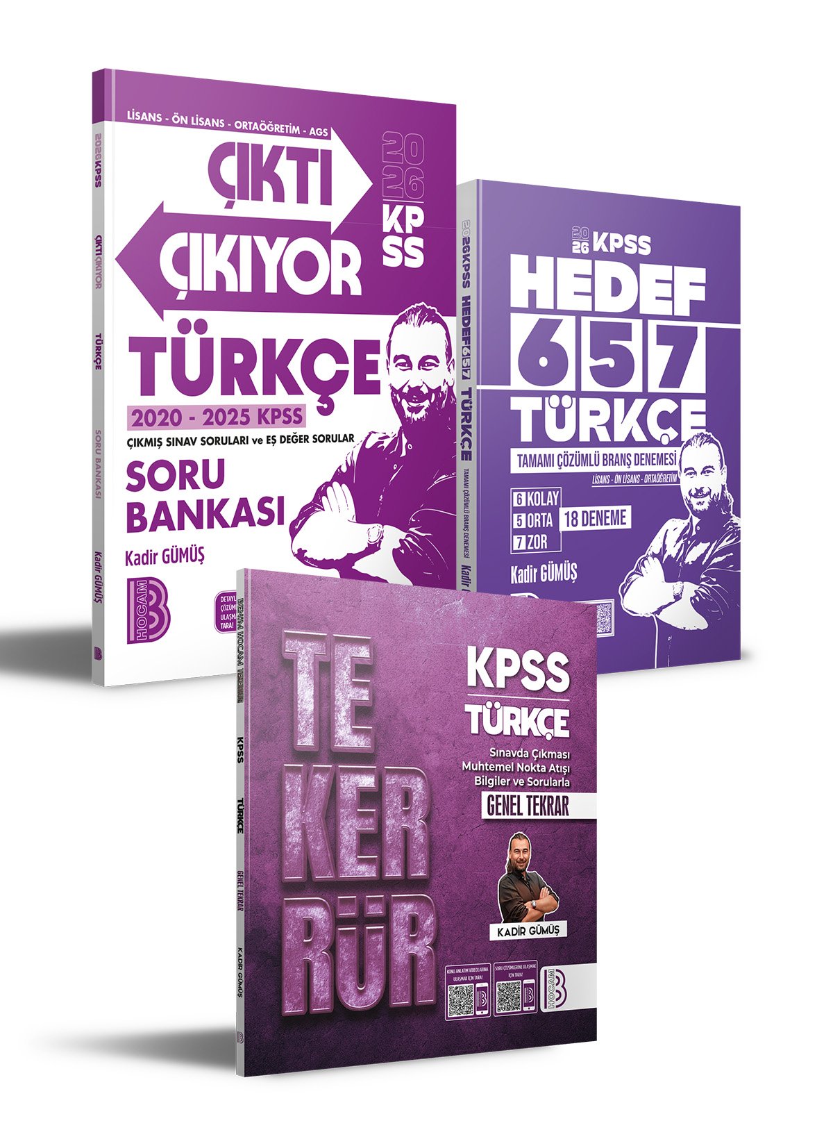 2026 Türkçe ÇIKTI ÇIKIYOR - TEKERRÜR Soru Bankası ve 657 Deneme Seti(KADİR GÜMÜŞ)