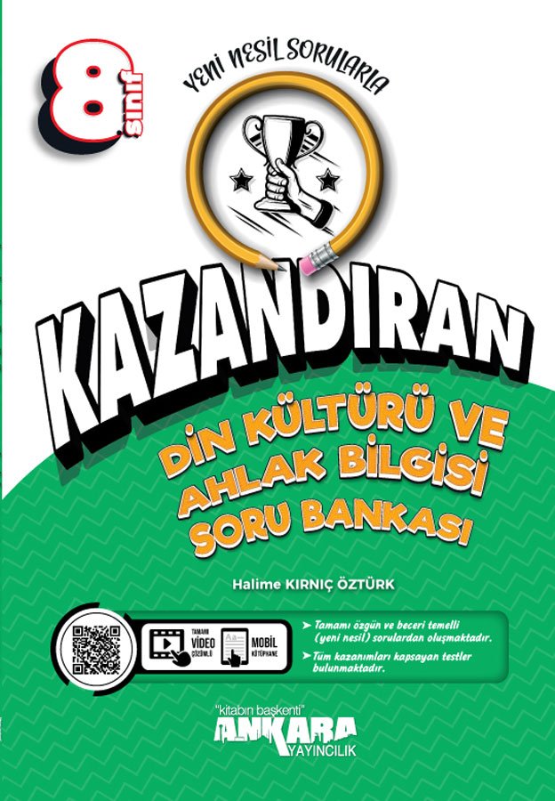 Ankara Yayıncılık 8. Sınıf Kazandıran Din Kültürü ve Ahlak Bilgisi Soru Bankası
