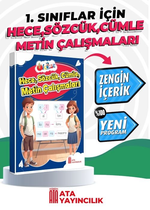 Ata Yayıncılık 2026-2027 Müfredat 1.Sınıf Maarif Model Afacan Hece