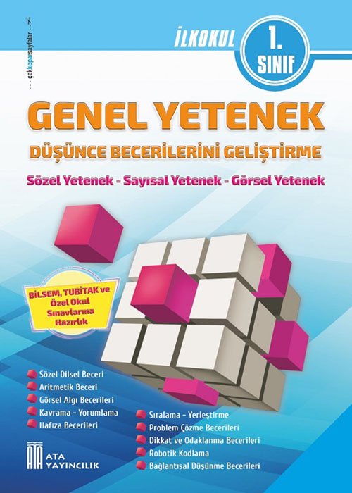 Ata Yayıncılık 2026-2027 Müfredat 1.Sınıf Maarif Model 1. Sınıf Bilsem Genel Yetenek Düşünce Becerilerini Geliştirme