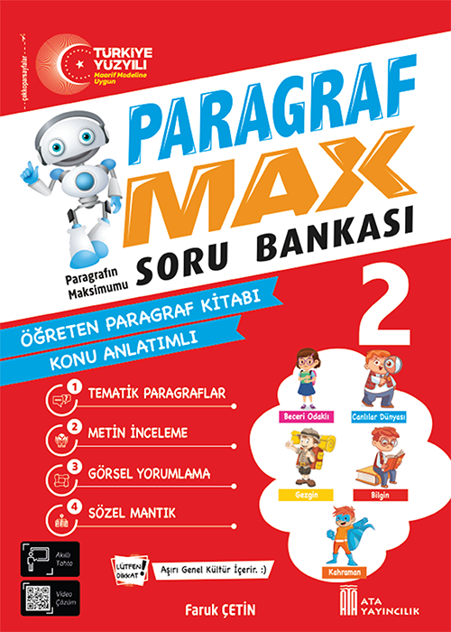Ata Yayıncılık 2026-2027 Müfredat 2.Sınıf Maarif Model 2. Sınıf Paragraf Max