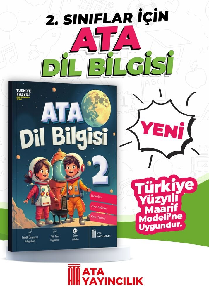 Ata Yayıncılık 2026-2027 Müfredat 2.Sınıf Maarif Model 2. Sınıf Dil Bilgisi