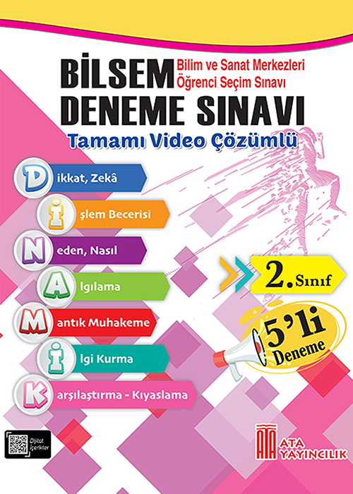 Ata Yayıncılık 2026-2027 Müfredat 2.Sınıf Maarif Model 2. Sınıf Bilsem 5'Li Deneme Sınavı