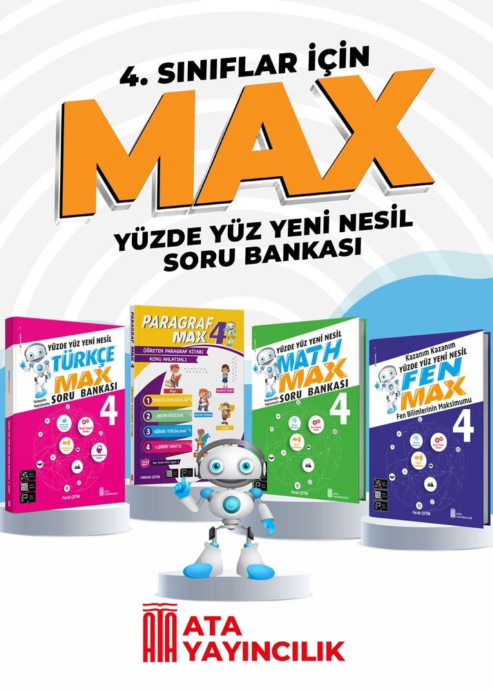 Ata Yayıncılık 2026 4.Sınıf Max Tüm Dersler Seti