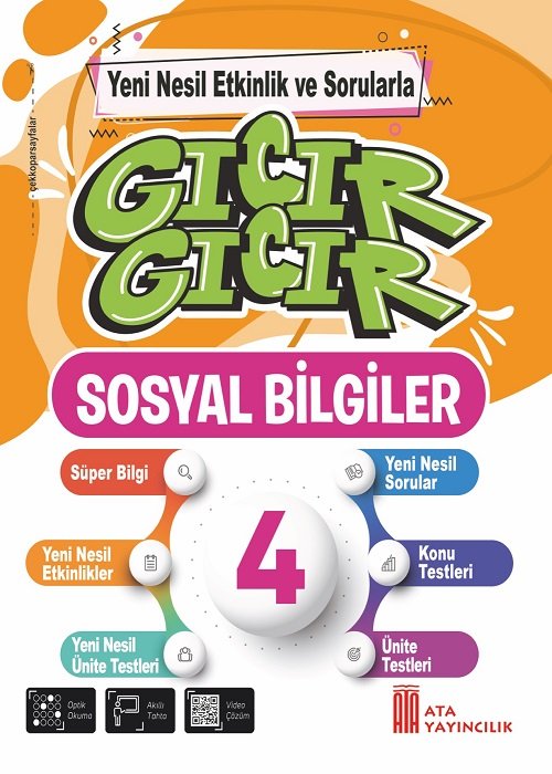 Ata Yayıncılık 2026 4. Sınıf Gıcır Gıcır Sosyal Bilgiler
