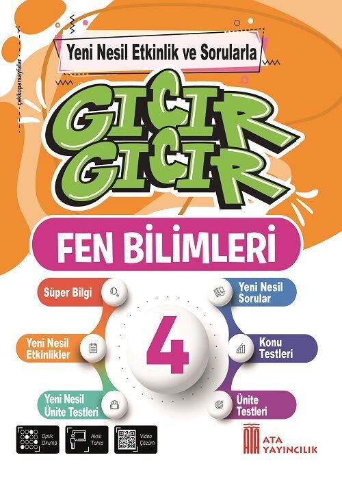 Ata Yayıncılık 2026 4. Sınıf Gıcır Gıcır Fen Bilimleri