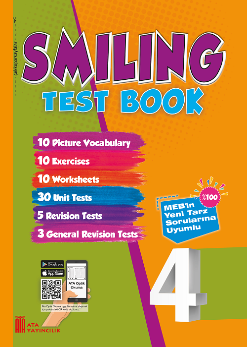 Ata Yayıncılık 4.Sınıf 2026 4. Sınıf Smiling Test Book