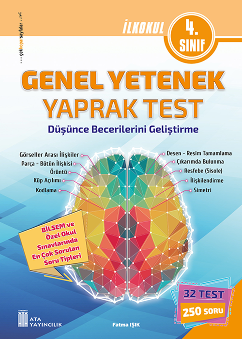 Ata Yayıncılık 2026 4. Sınıf Bilsem Genel Yetenek Yaprak Test