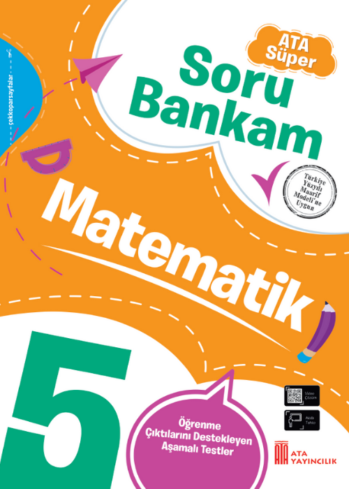 Ata Yayıncılık 5. Sınıf %100 Maarif Model 5. Sınıf Ata Süper Soru Bankam Matematik