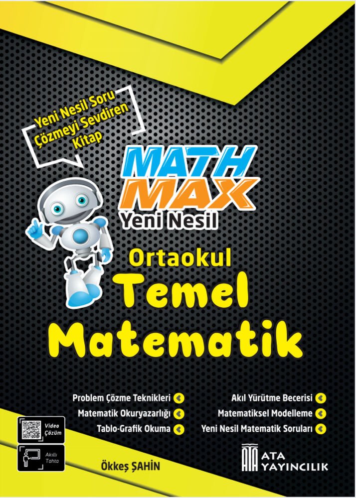Ata Yayıncılık 6. Sınıf %100 Maarif Model Math Max Yeni Nesil Temel Matematik (Ortaokullar İçin)