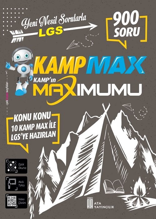 Ata Yayıncılık 8. Sınıf %MEB Uyumlu Lgs Hazırlık Lgs Kamp Max Kamp'ın Maximumu