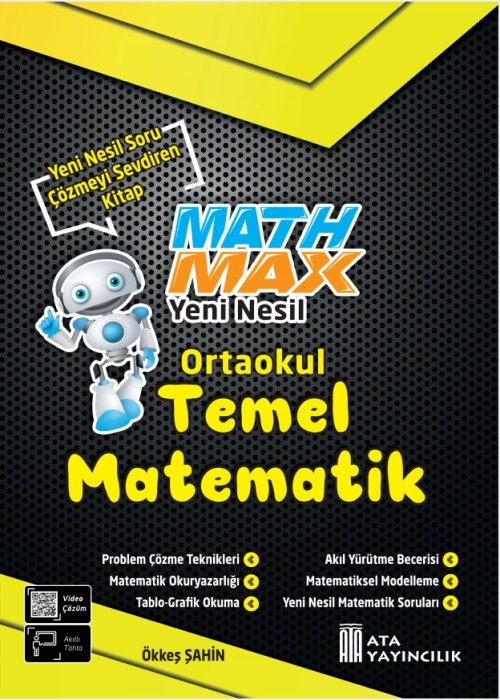 Ata Yayıncılık 8. Sınıf %MEB Uyumlu Lgs Hazırlık Math Max Yeni Nesil Temel Matematik (Ortaokullar İçin)