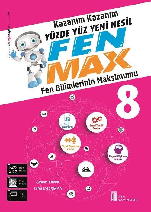 Ata Yayıncılık 8. Sınıf %MEB Uyumlu Lgs Hazırlık 8. Sınıf Fen Max Soru Bankası