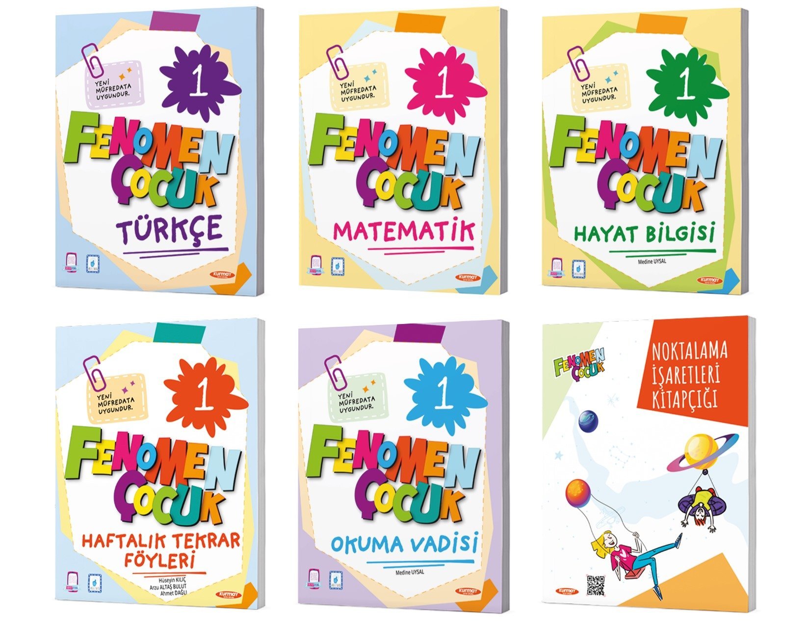 Fenomen Çocuk Yayınları 1.Sınıf Yeni Müfredat 2. Dönem Set (6 Kitap)