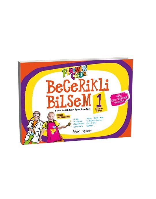 Fenomen Çocuk Yayınları 1.Sınıf Yeni Müfredat Becerikli Bilsem 1 Hazırlık Kitabı