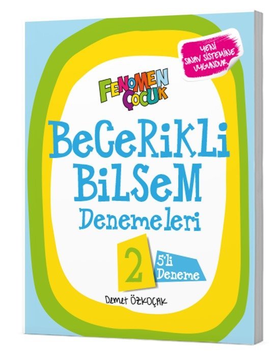 Fenomen Çocuk Yayınları 2.Sınıf Yeni Müfredat Becerikli Bilsem Denemeleri 2